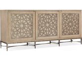 Hooker Furniture Home Entertainment Melange Suzani Three Door Entertainment Console